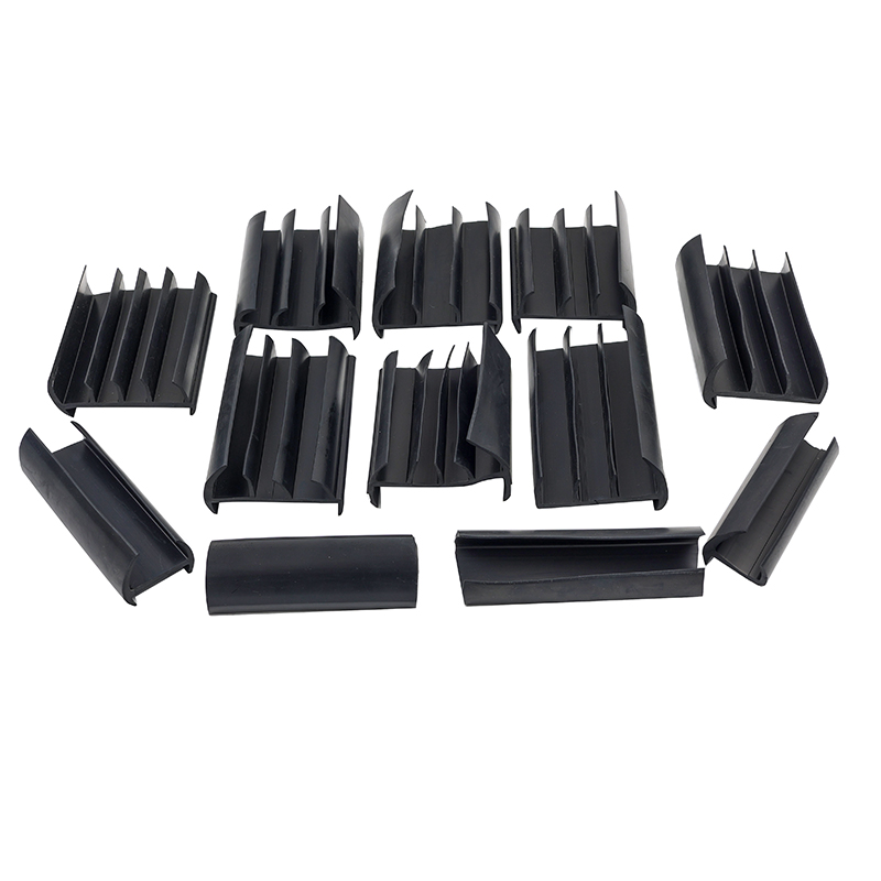 Black EPDM Rubber Sealing Strip for Refrigerated Car Doors Custom Cutting Shock Absorption Performance Gasket