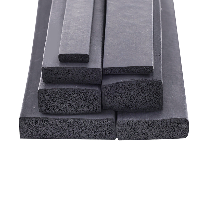 High Quality Wear-Resisting Anti-Collision EPDM Foam Rubber Sealing Strip Square Bar Gasket Model with Cutting Service